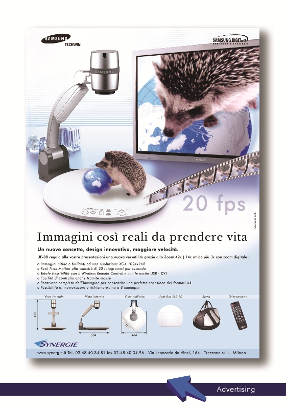 Pubblicità stampa Samsung