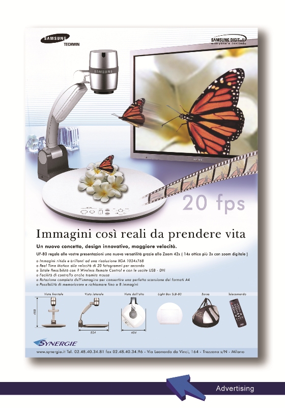 Pubblicità stampa Samsung