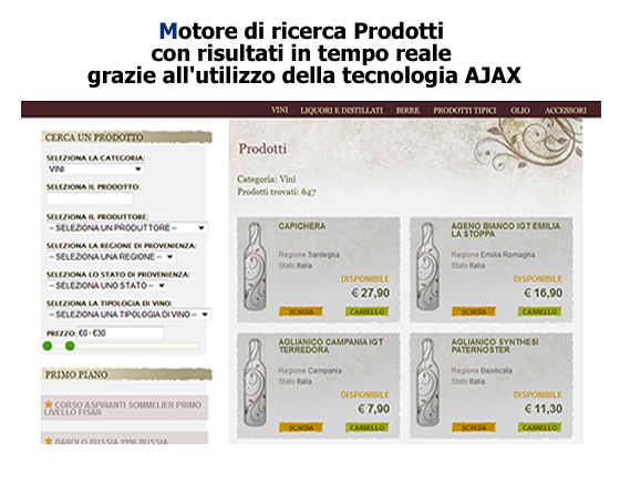 Restyling e sviluppo sito Enoteca Maggiolini e-commerce