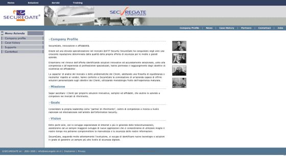 Securegate - Cms personalizzato