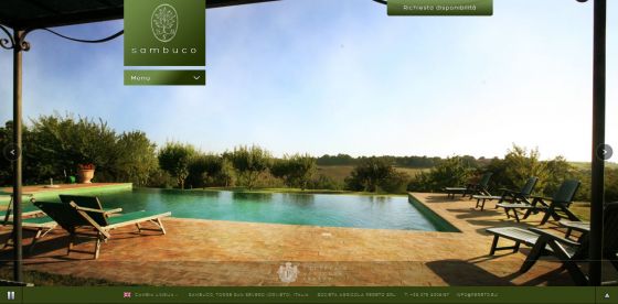 Siti coordinati di tre Agriturismi