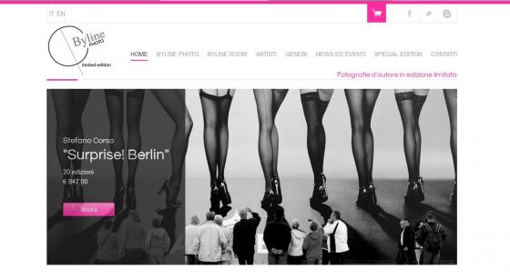 Byline,  e-commece fotografie d'autore