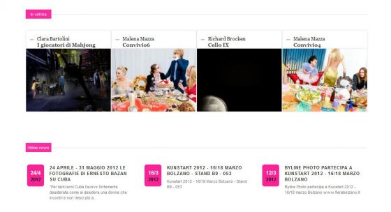 Byline,  e-commece fotografie d'autore