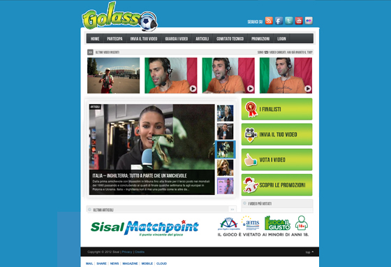 Siti e minisiti promozionali di eventi - prodotti