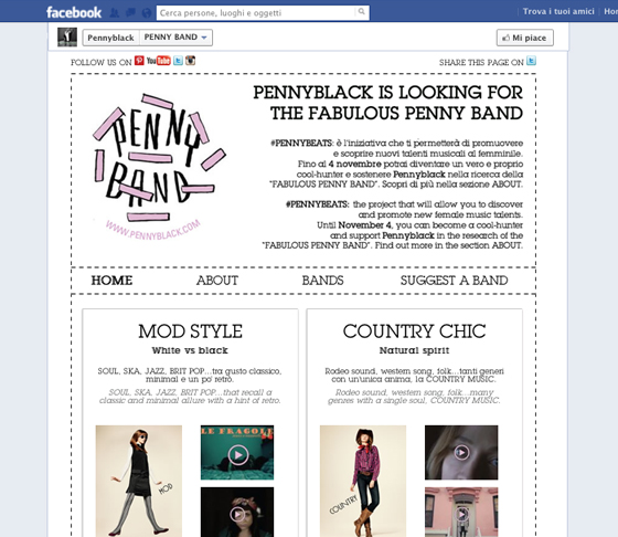 Creazione Tab Facebook per aziende Clienti e per Agenzie