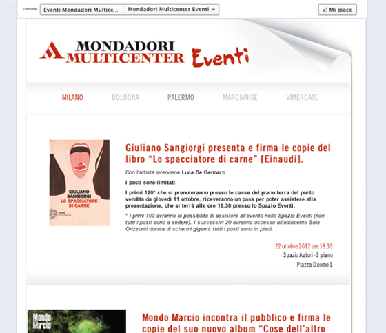 Creazione Tab Facebook per aziende Clienti e per Agenzie